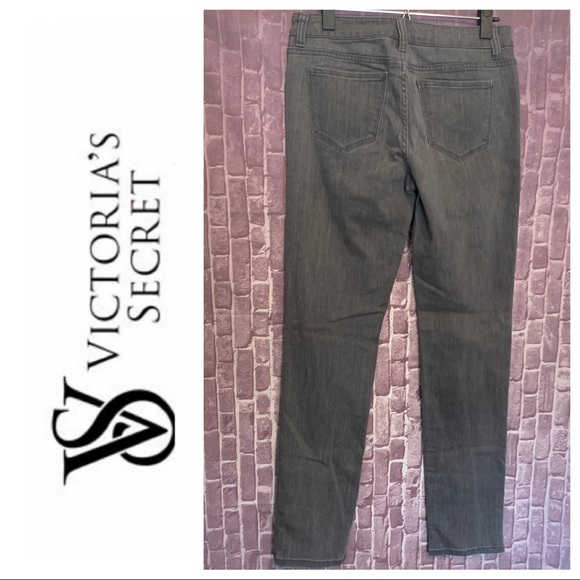 Grey “Mid Rise Pencil” Skinny Jeans - Picture 2 of 9